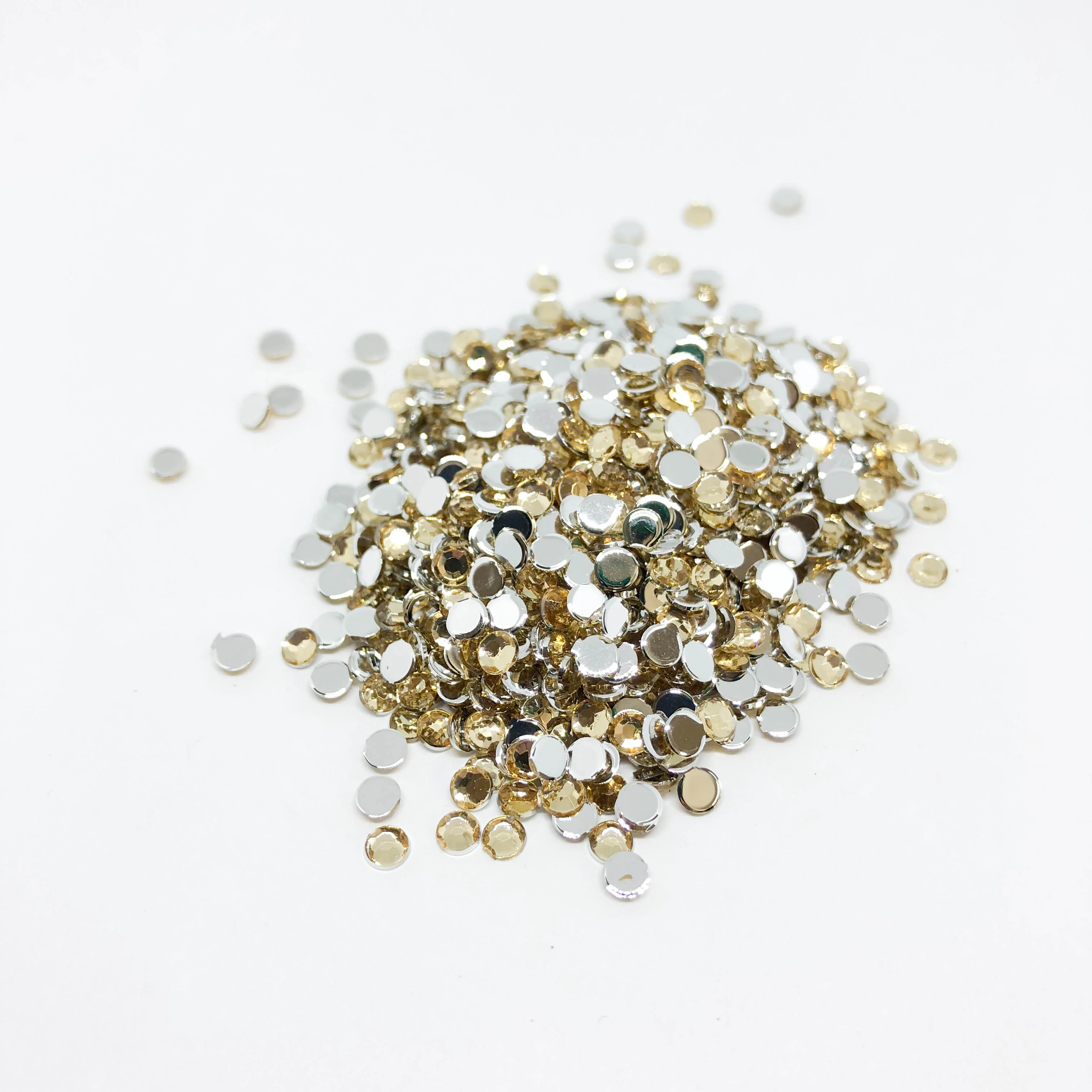 3mm Round Non-Hotfix Rhinestone - Available in 58 Colours - Image 36