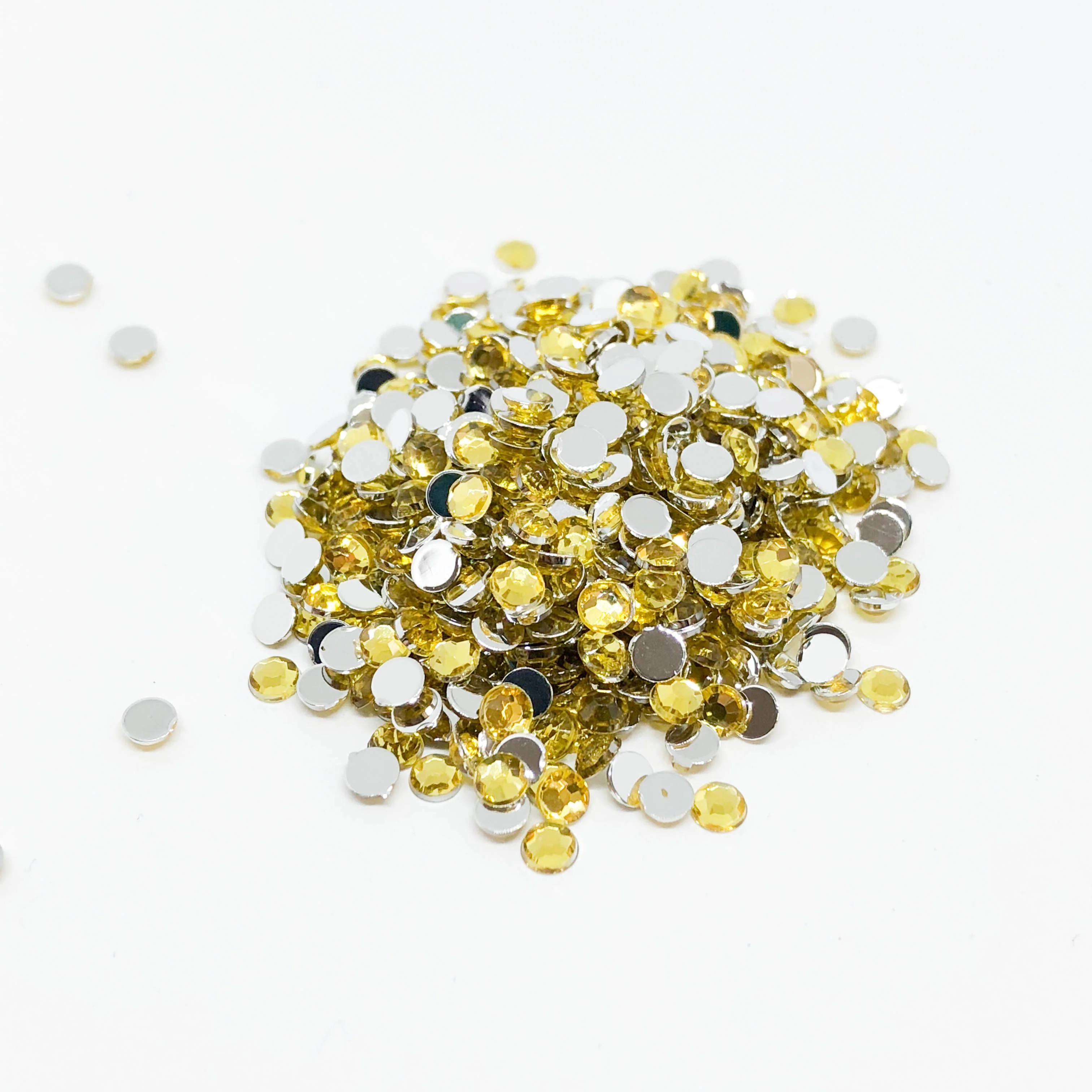 3mm Round Non-Hotfix Rhinestone - Available in 58 Colours - Image 48