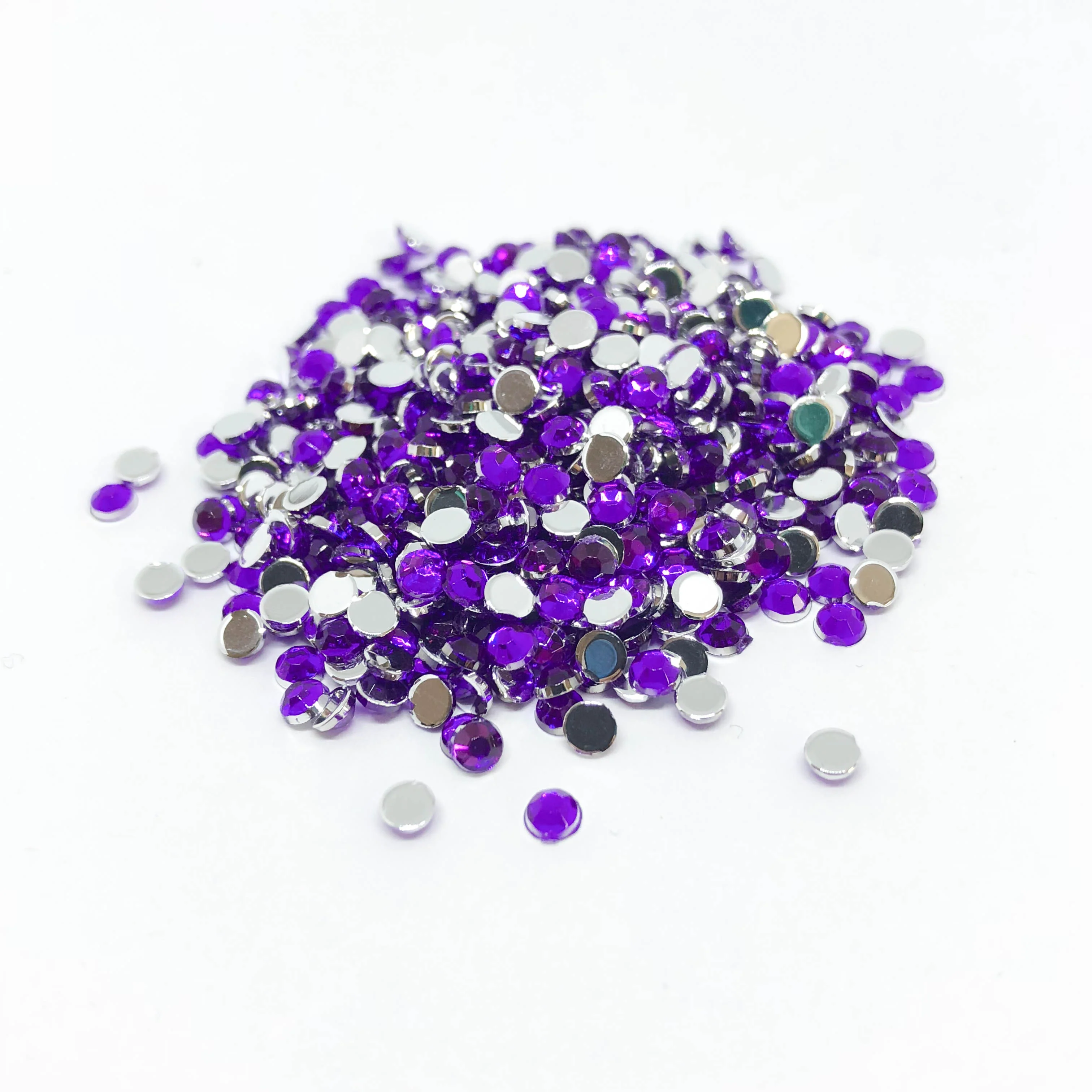 3mm Round Non-Hotfix Rhinestone - Available in 58 Colours - Image 9