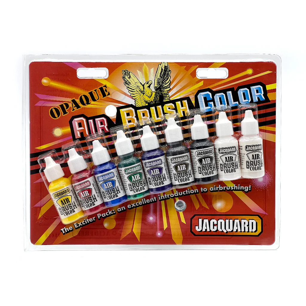 Airbrush Paints Trial Pack - (9x14.8mL Bottles per Pack) - Image 2