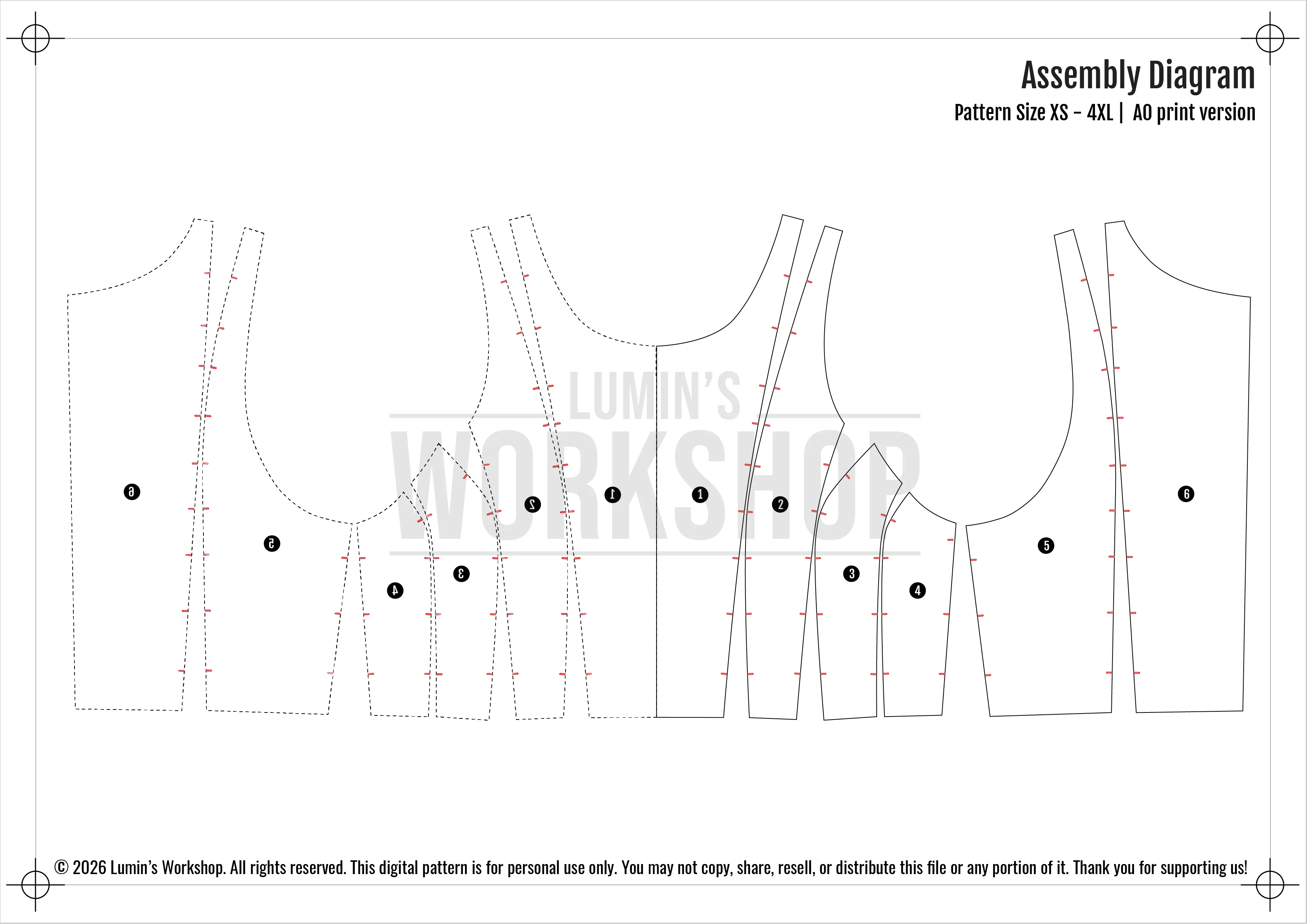 Basic Fem Chestplate | Size XS - 4XL | Digital Download - Image 4