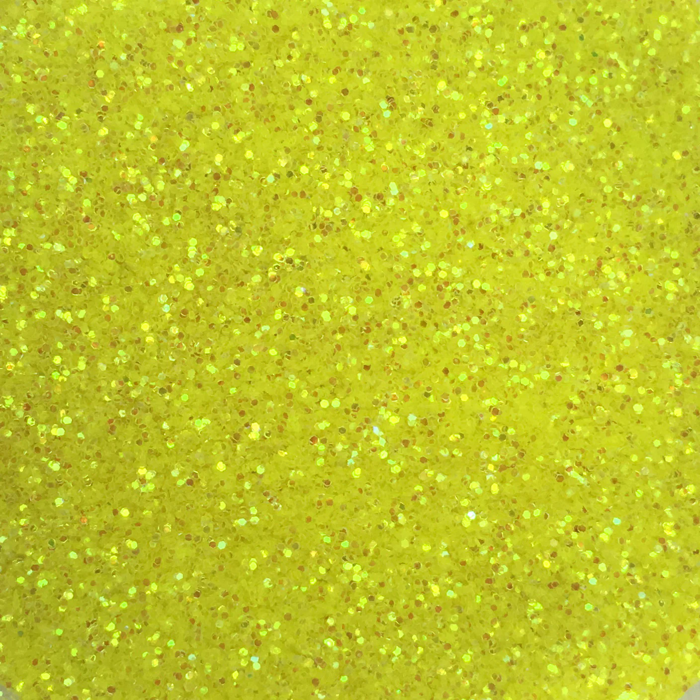 Biohazard - Iridescent Glitter - Neon Yellow