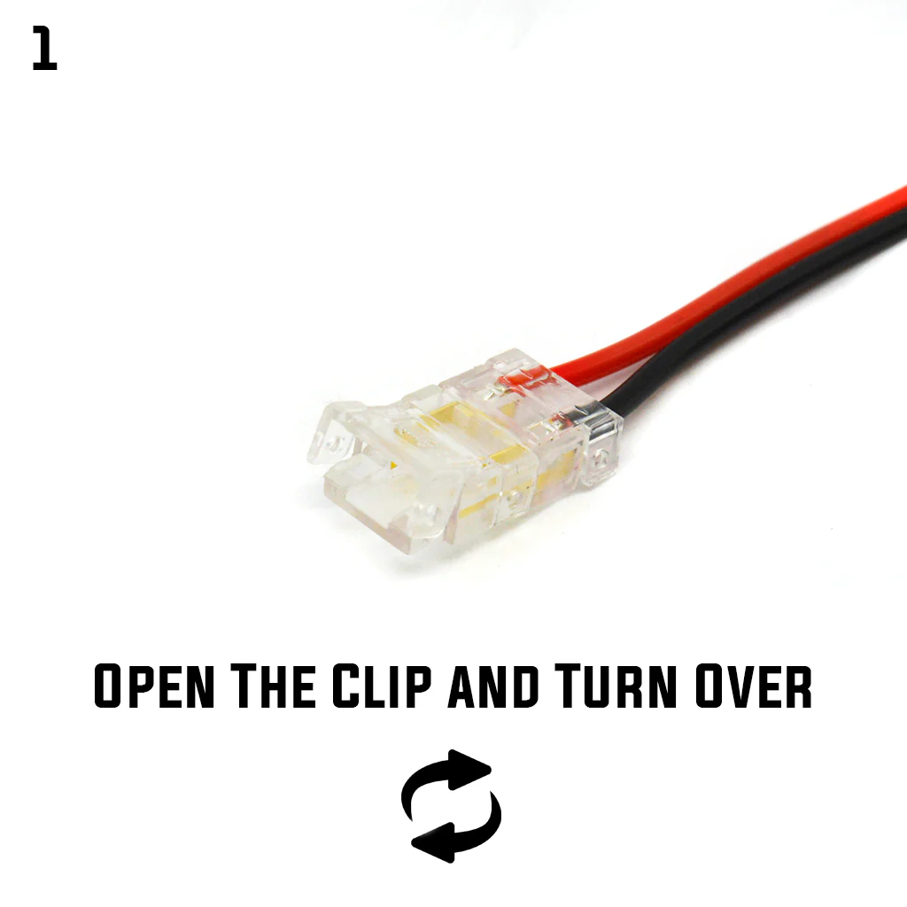 Solderless 8mm LED Strip Joiner (For  8mm Strips) - Image 3