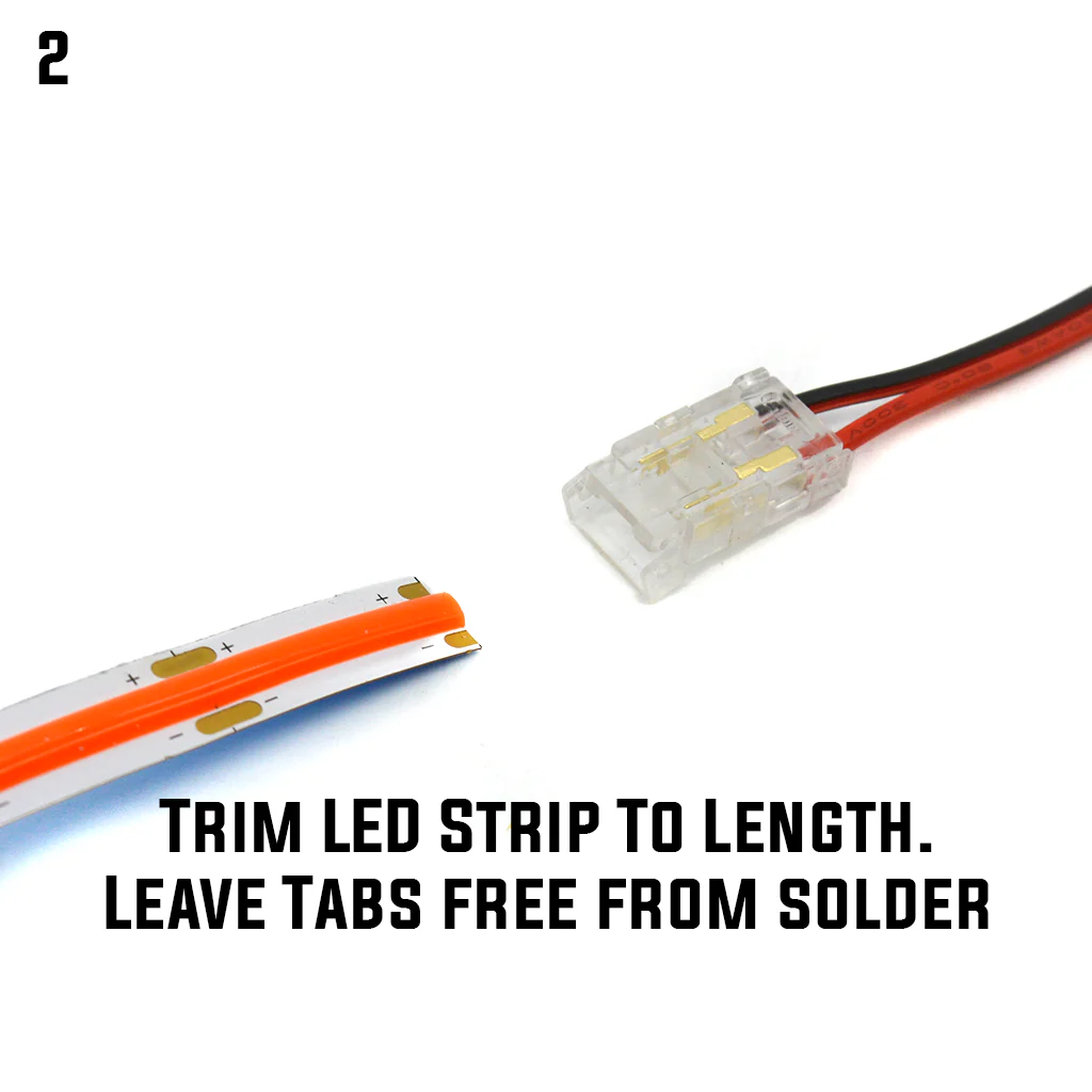 Solderless 8mm LED Strip Joiner (For  8mm Strips) - Image 4