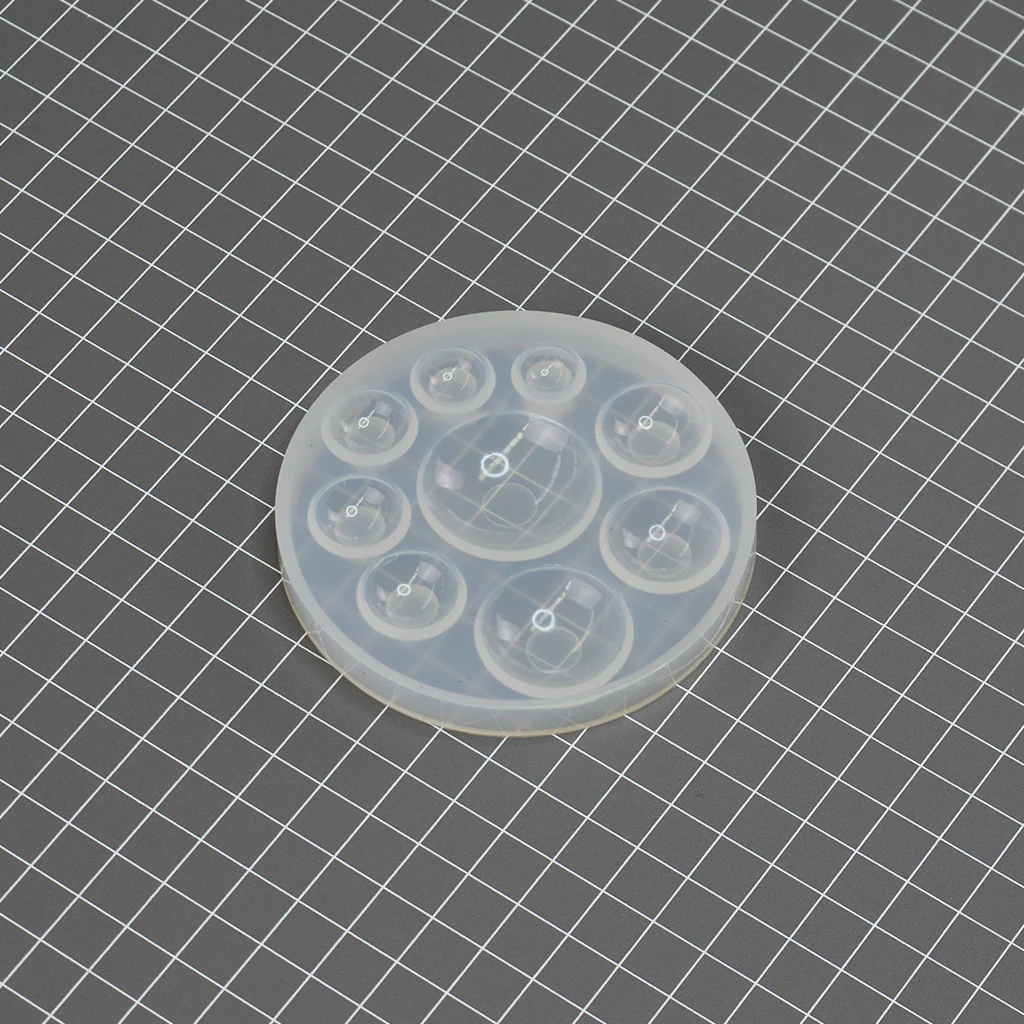 Silicone Gem Moulds - Small & Medium domes (30mm-10mm)
