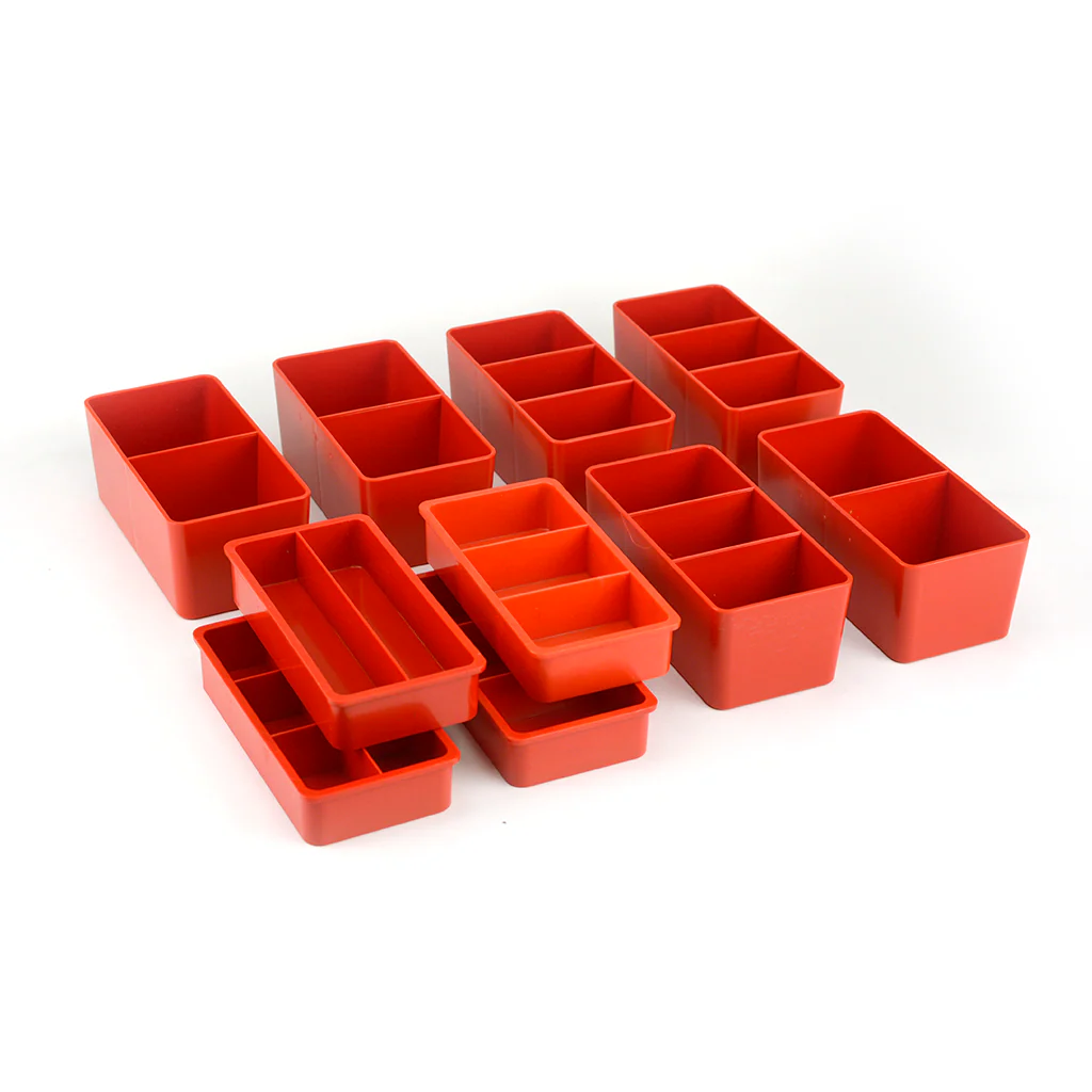 Double Sided Storage Box - With 10 Tubs (Multi 10) - Image 3