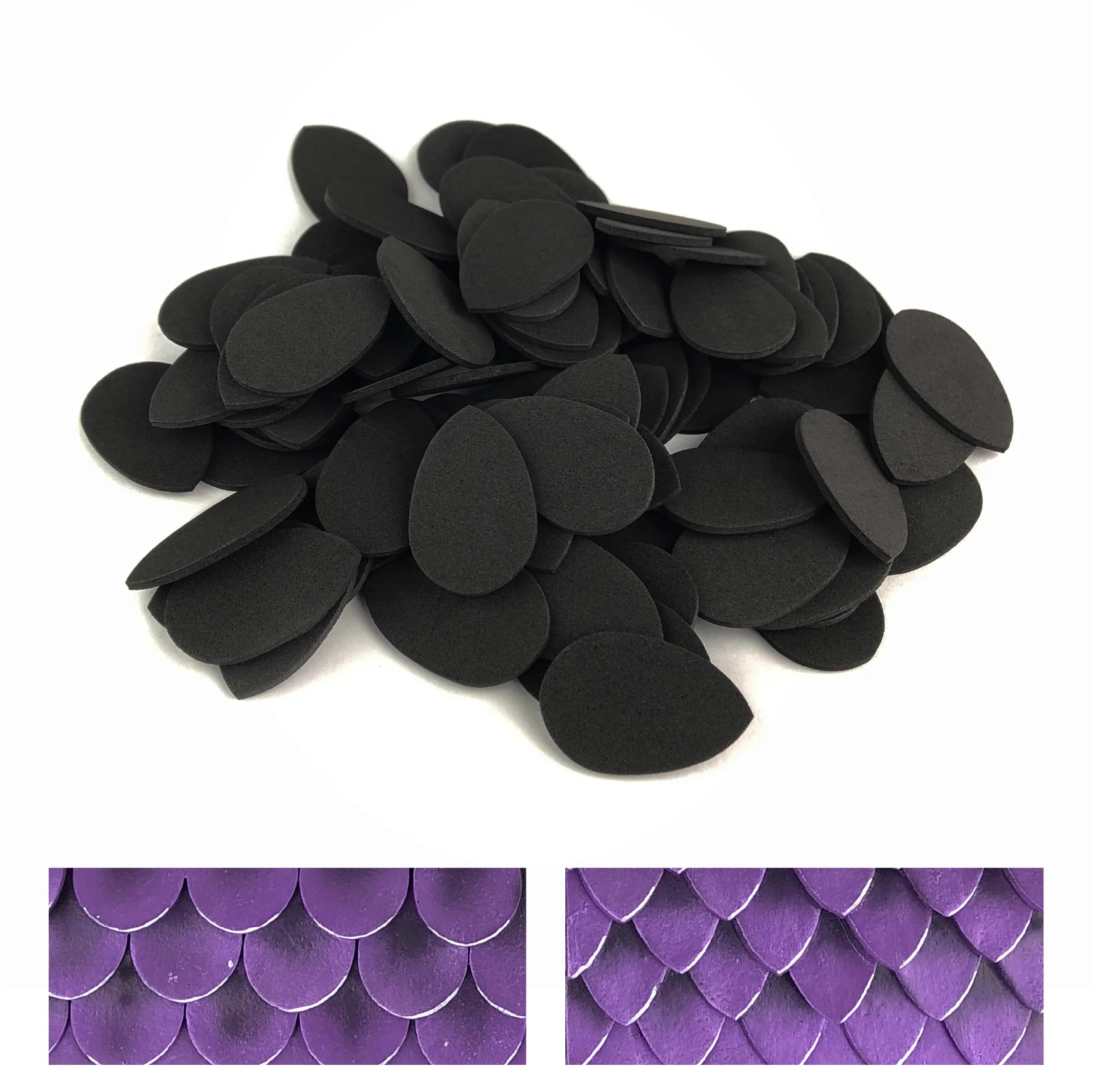 EVA Foam Scales - Style 1 - 100pk - (Available in 2 sizes)