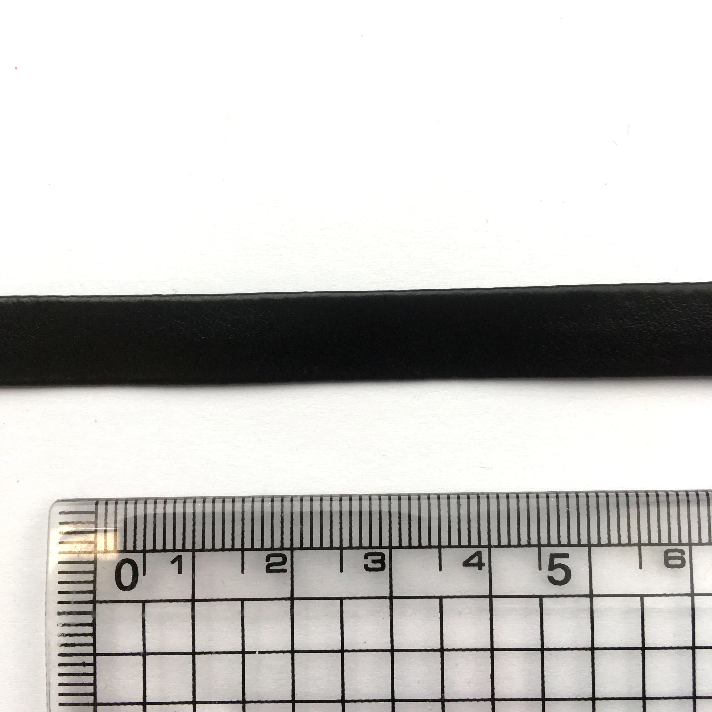 Faux leather / pleather strap trim 9mm - Black
