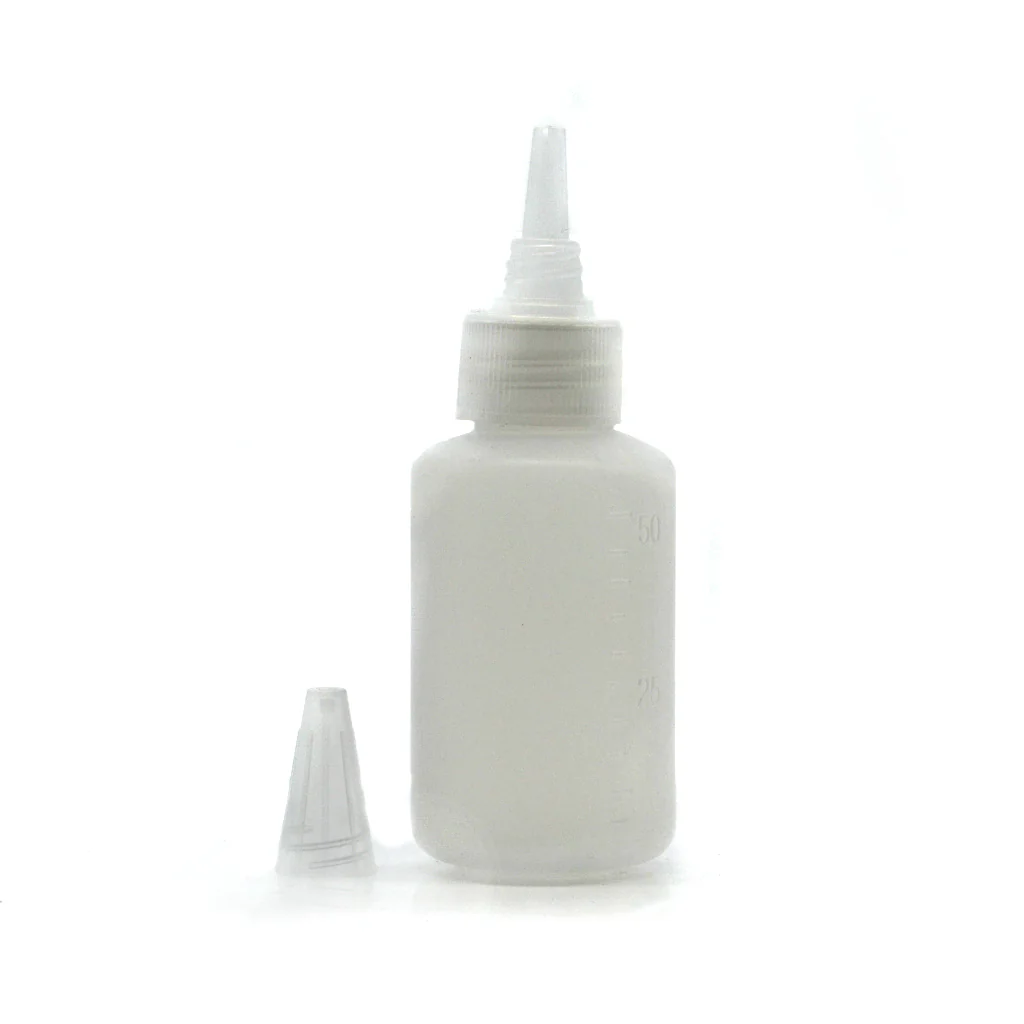 Fine Tip Squeeze Bottle with Screw Cap - 50mL