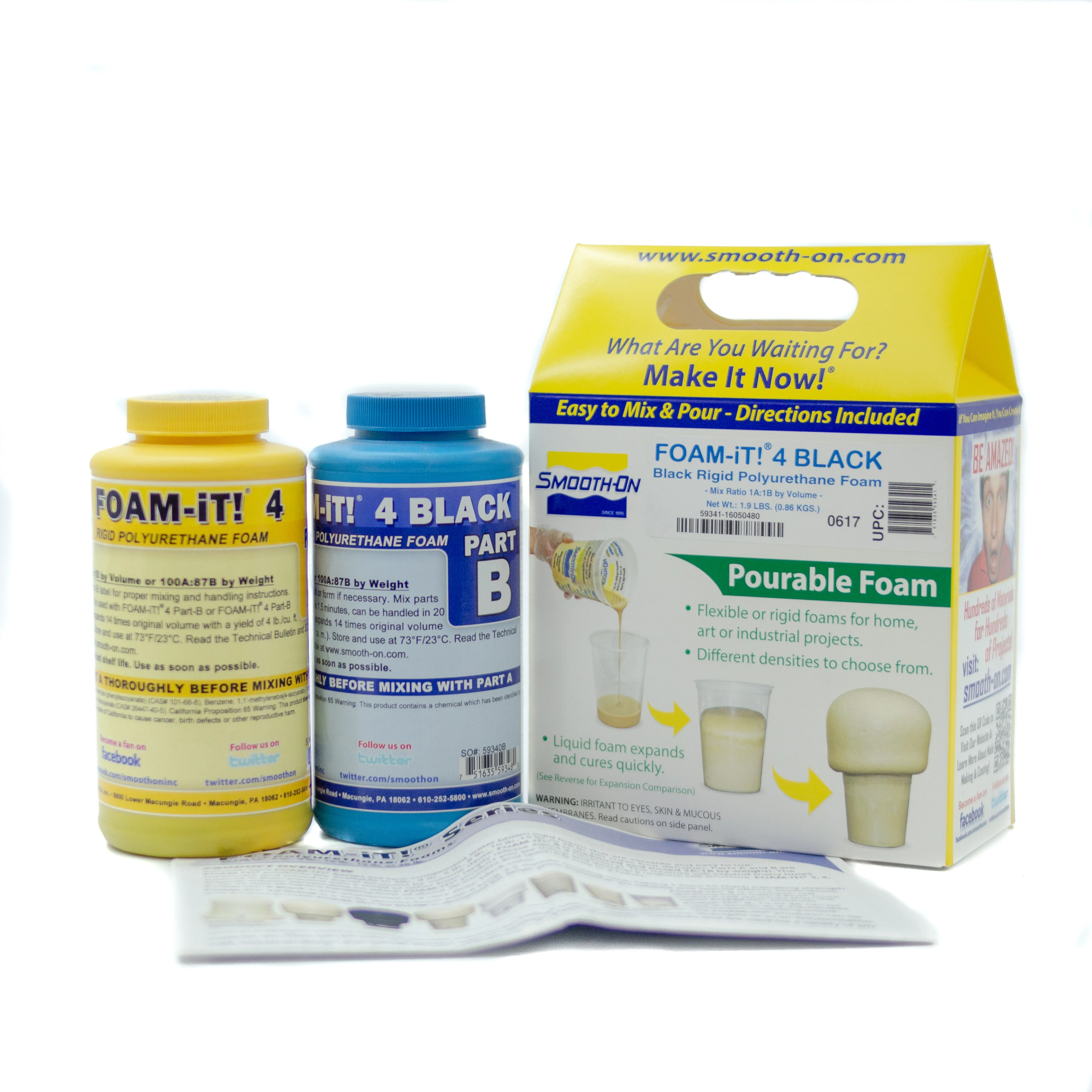 Foam-It 4 Black - Pint Kit (0.86kg)