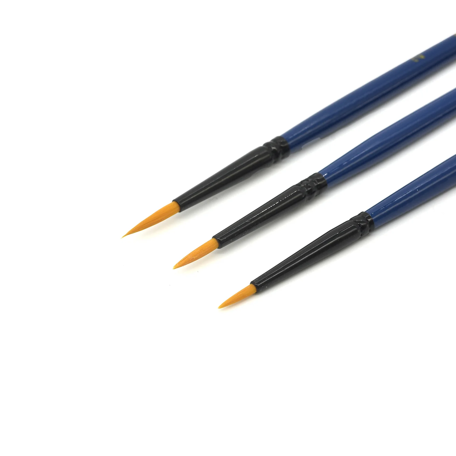 Golden Synthetic Round Brush