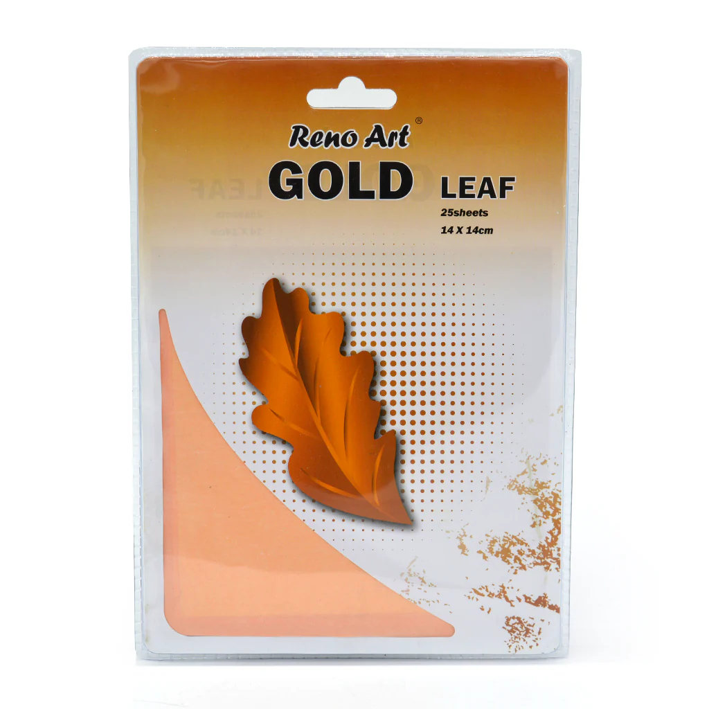 Imitation Metal Leaf - 25 Sheets - 14x14cm - 3 Colours Available