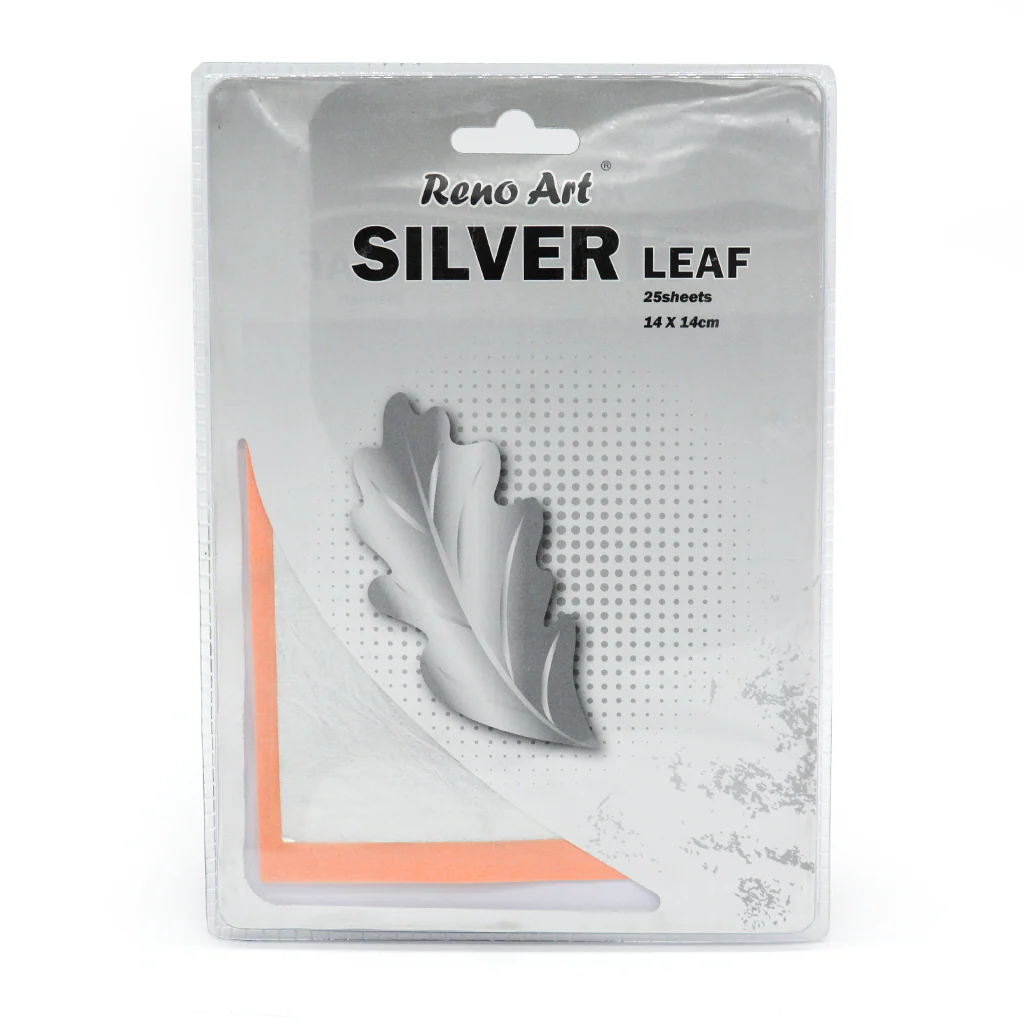 Imitation Metal Leaf - 25 Sheets - 14x14cm - 3 Colours Available - Image 2