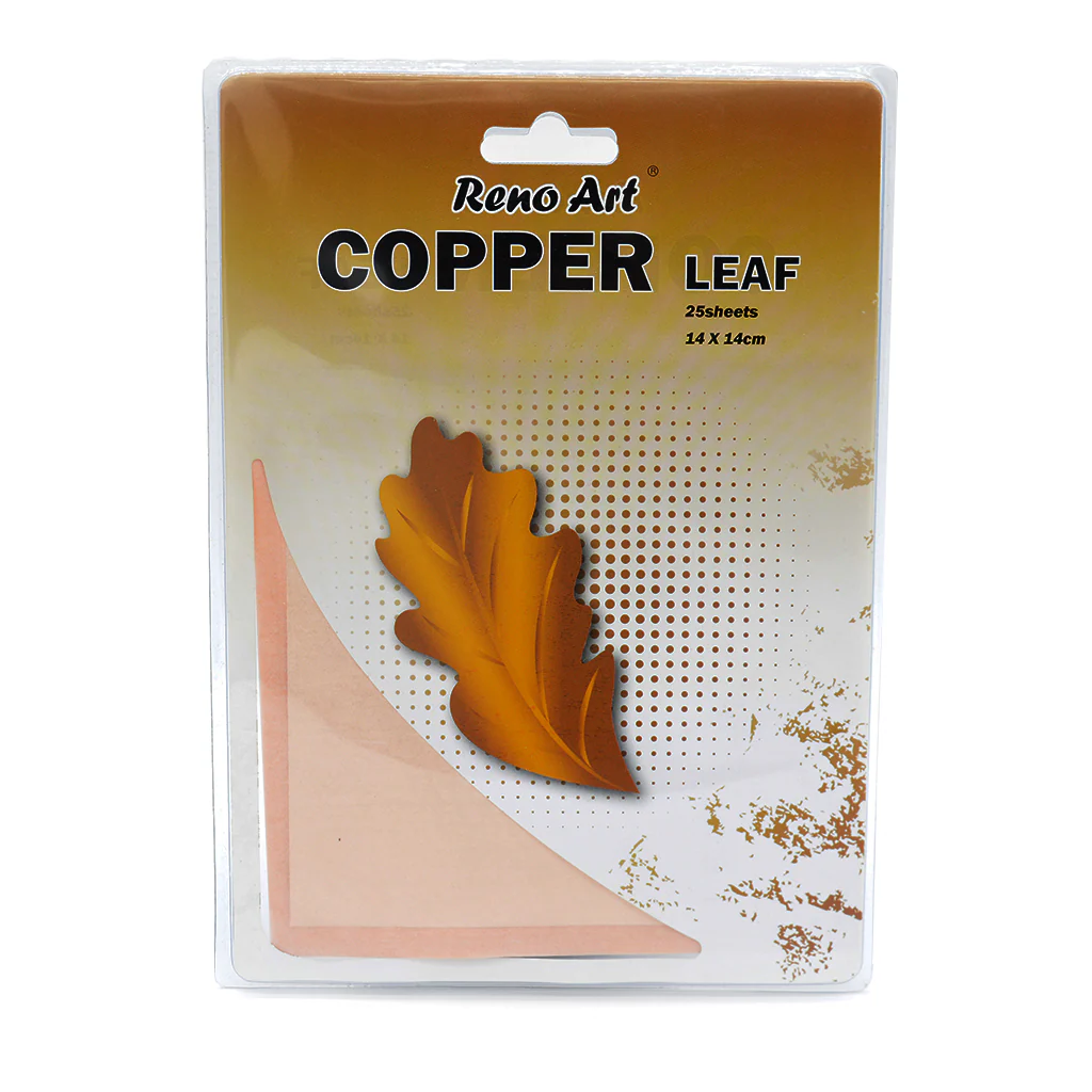 Imitation Metal Leaf - 25 Sheets - 14x14cm - 3 Colours Available - Image 3