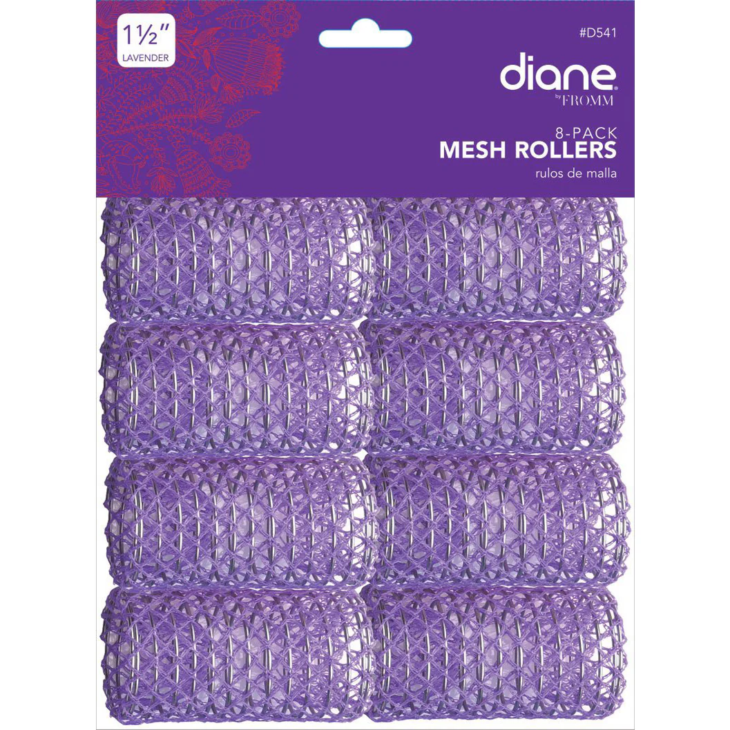 1 1/2" Mesh Rollers 8ct
