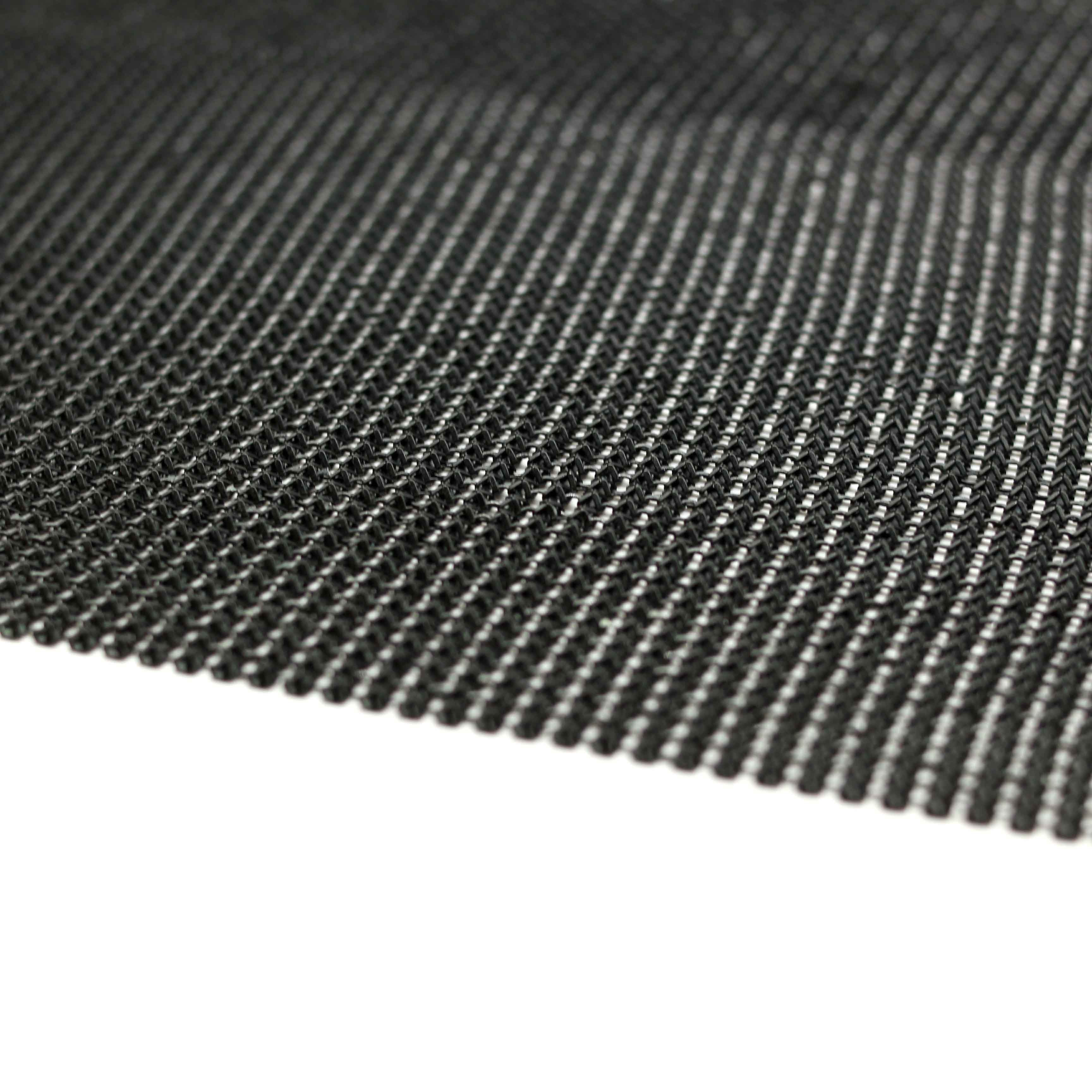 Metal Mesh Fabric - Black - Image 3