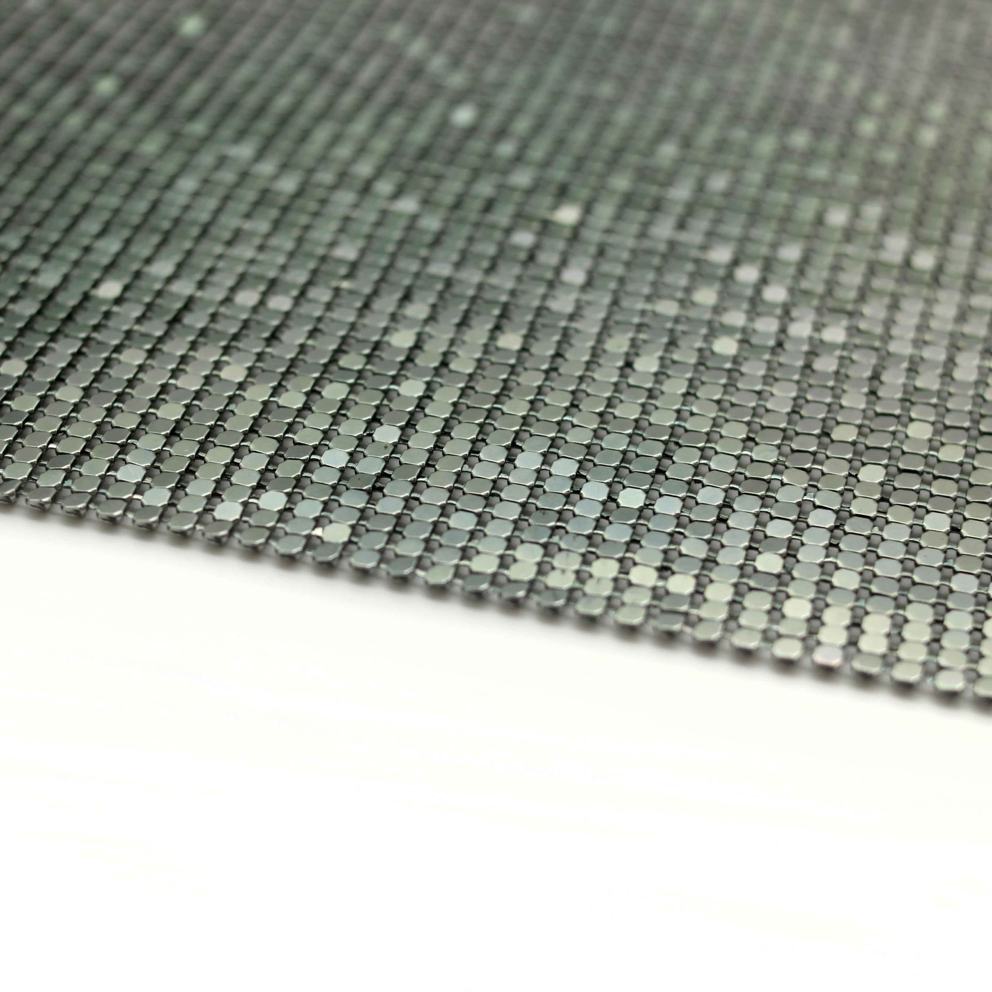 Metal Mesh Fabric - Gunmetal - Image 2