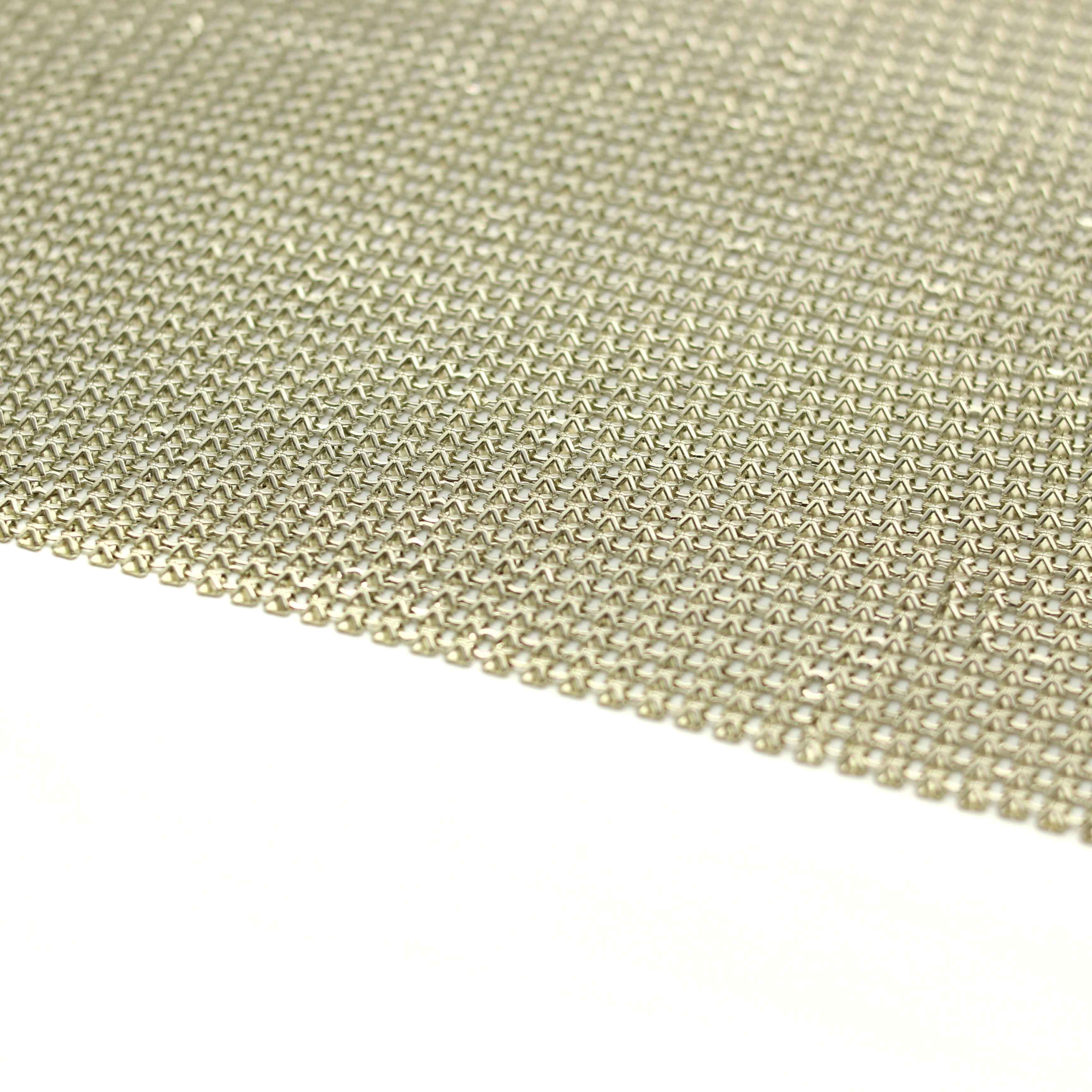 Metal Mesh Fabric - Silver - Image 3