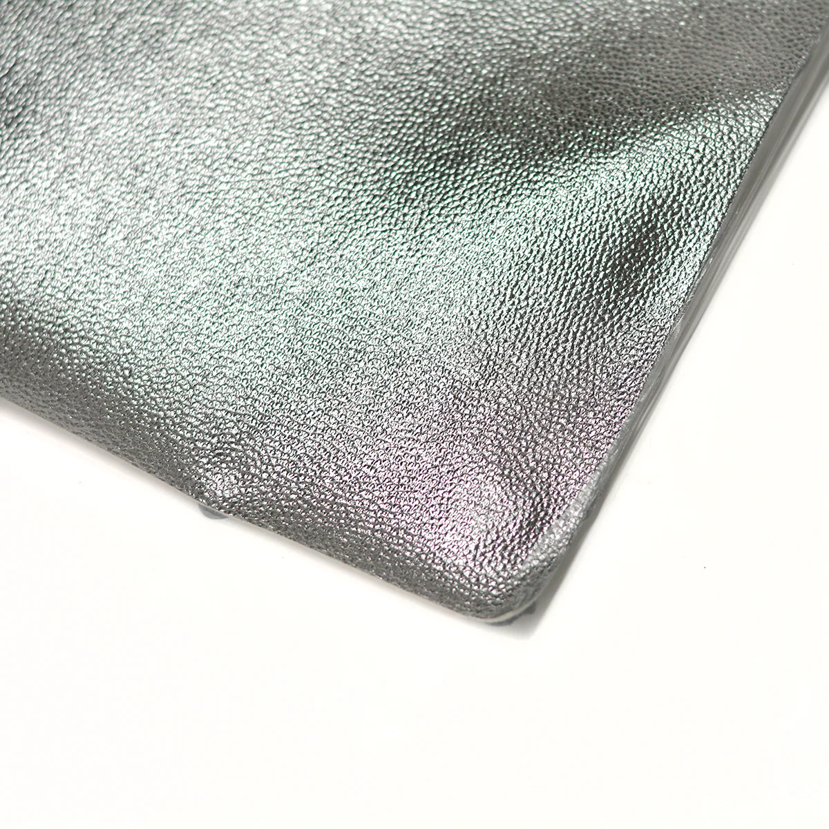 Metallic Pebble Faux Leather Vinyl - Silver