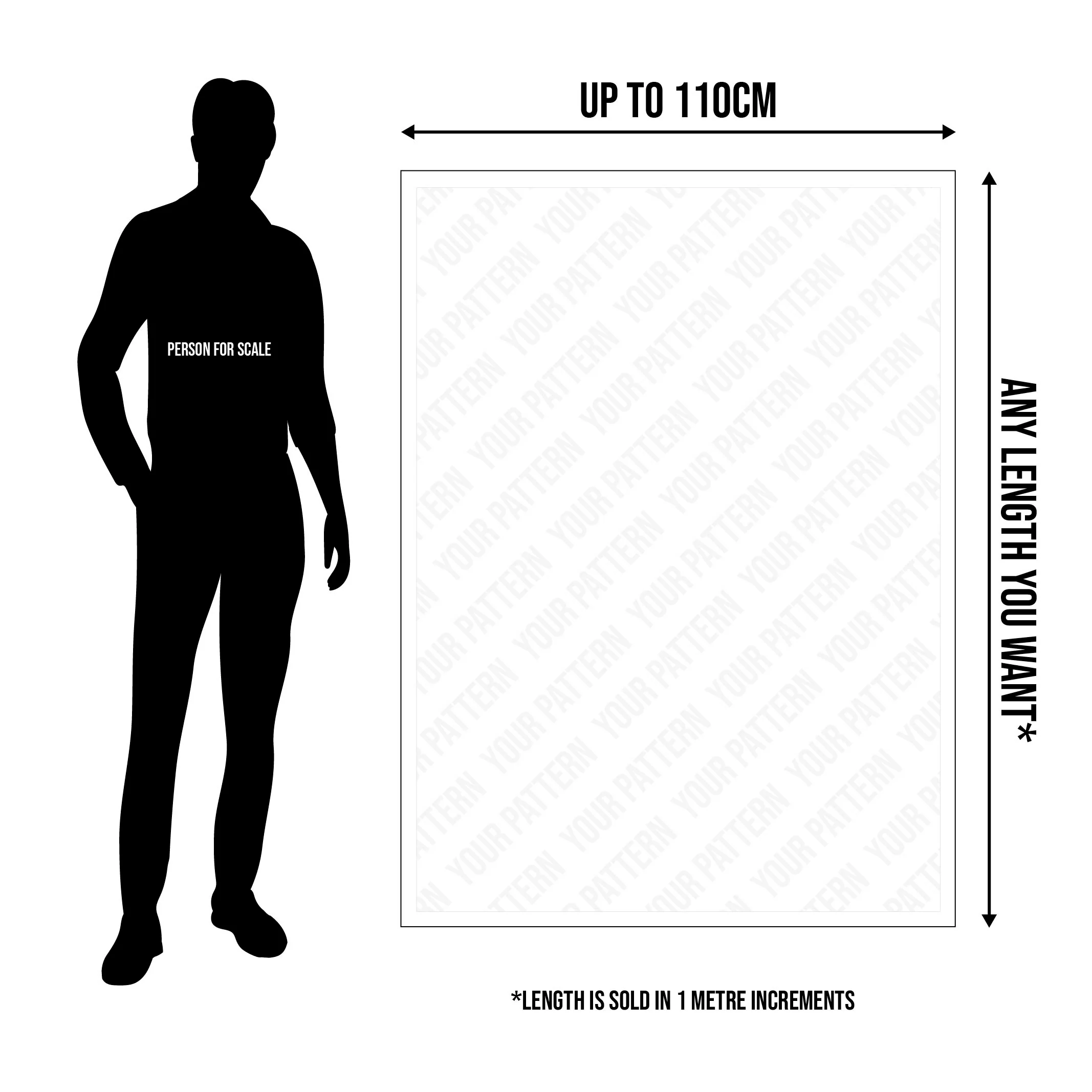 Pattern Printing - Per metre (Paper - 110cm wide)