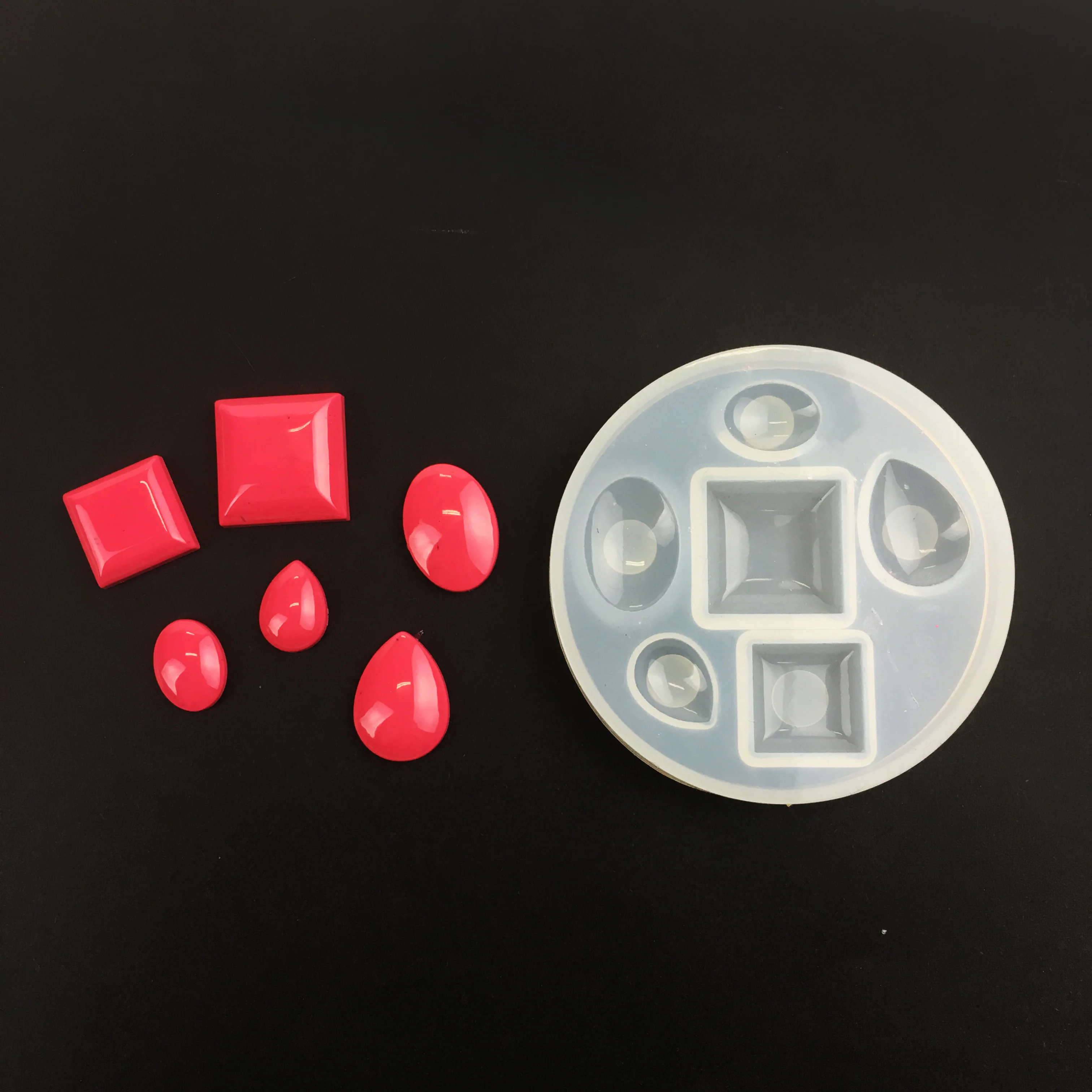Silicone Gem Moulds - Assorted shaped - Image 2