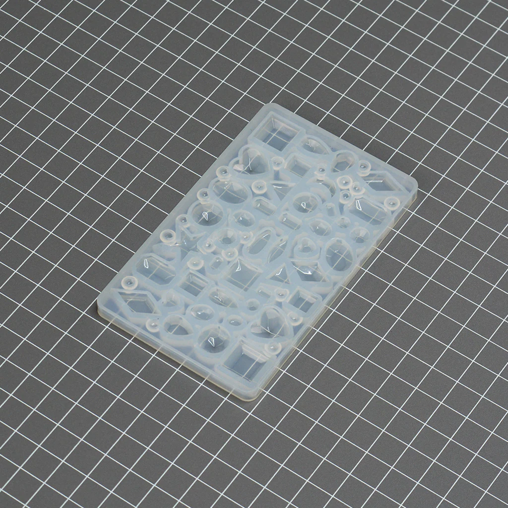 Silicone Gem Moulds - Small Assorted Jewels (3-14mm)