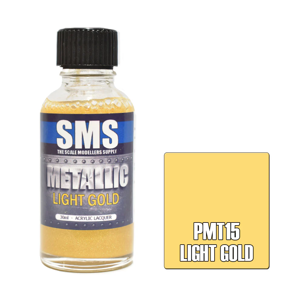 SMS Acrylic Lacquer Premium Metallic Colours 30ml - Image 16