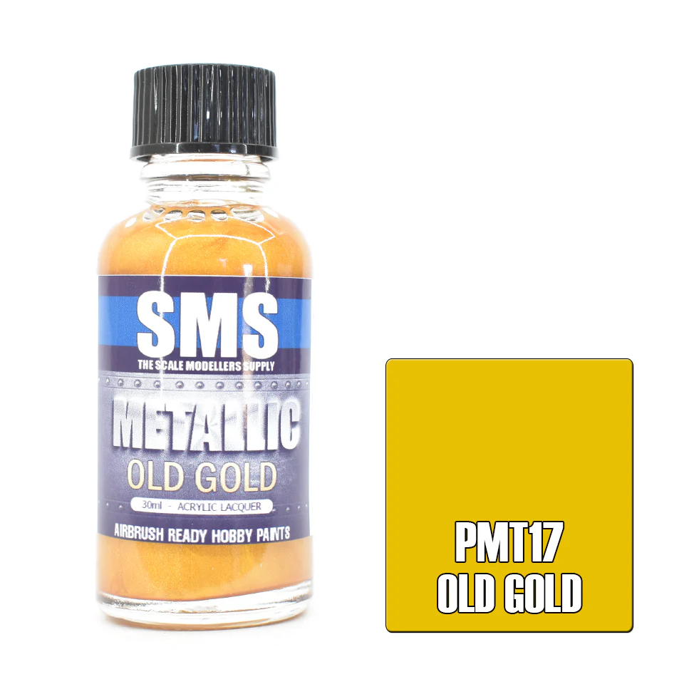 SMS Acrylic Lacquer Premium Metallic Colours 30ml - Image 18