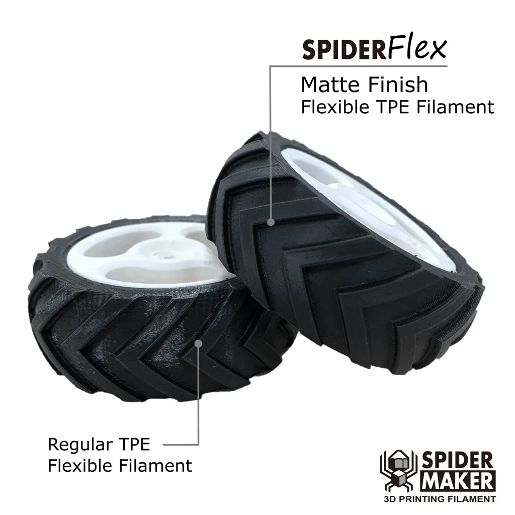 SpiderMaker Matte Soft Flexible TPE 75A - 500g Roll - Image 4