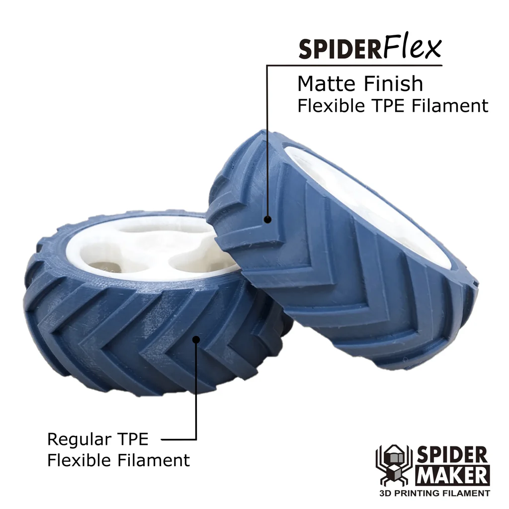SpiderMaker Matte Soft Flexible TPE 75A - 500g Roll - Image 5
