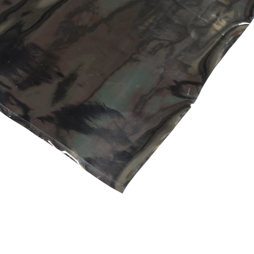 Super Chrome Metallic Vinyl fabric - Steel Grey